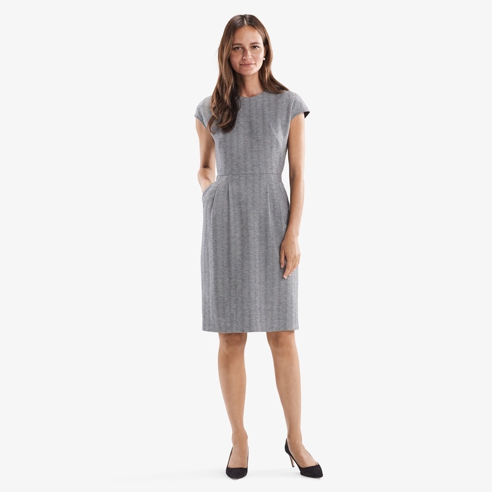 MM LaFleur The Masha Dress—Zip Jacquard - 16